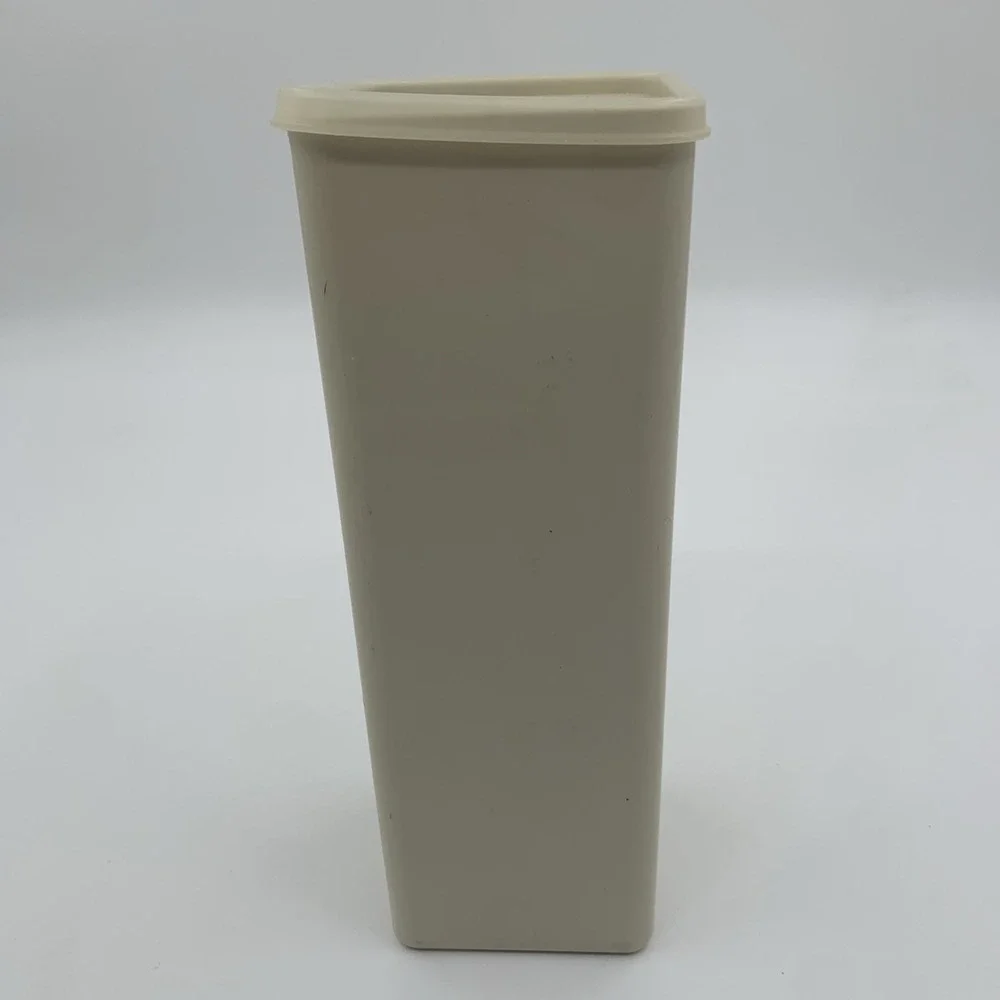 Vintage Tupperware 2 Lb Velveeta Block Cheese Keeper Almond Color (3 pc.) 1696-2